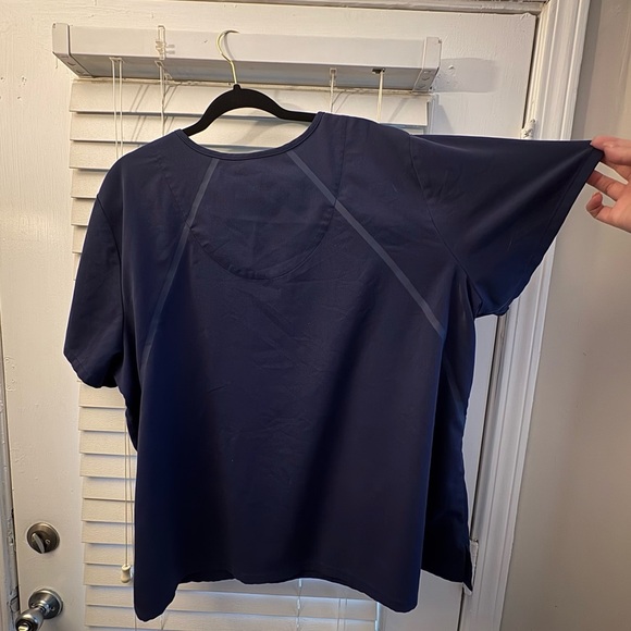 Grey's Anatomy Navy Blue Scrub Top 🔝 Size 3XL - Picture 7 of 7